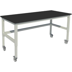 Mobile Work Benches; Bench Type: Heavy Duty Lab Bench; Edge Type: Straight; Depth (Inch): 24; Load Capacity (Lb.