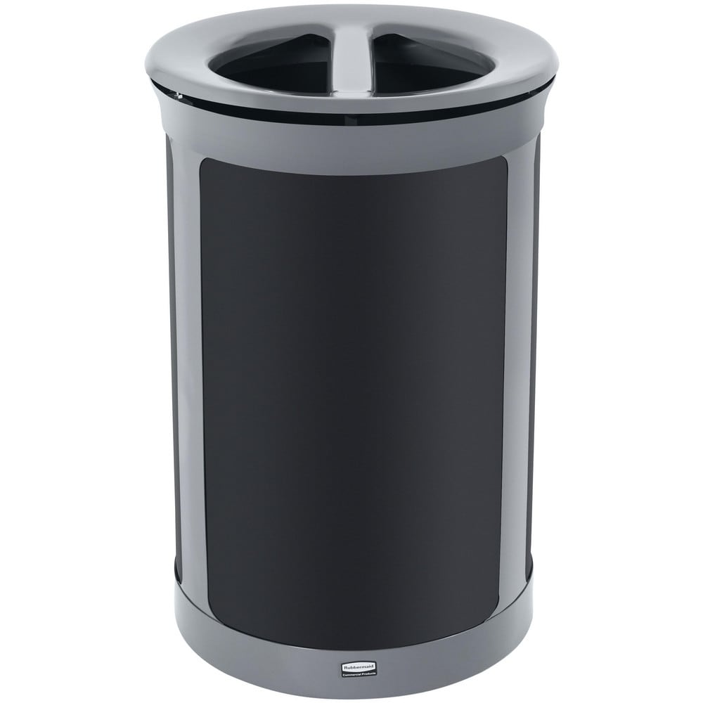 Trash Cans & Recycling Containers; Product Type: Trash Can; Container Capacity: 23 gal; Container Shape: Round; Container Material: Metal; Color: Umbra Gray; Material: Metal