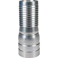 Suction & Discharge Hose Couplings; Type: King Crimp Style Combination Nipple; Coupling Type: Crimp Stem w/Grooved End; Coupling Descriptor: King Crimp Nipple; Material: Schedule 80 Plated Carbon Steel; Coupler Size (Fractional Inch): 4; Thread Size: Non-