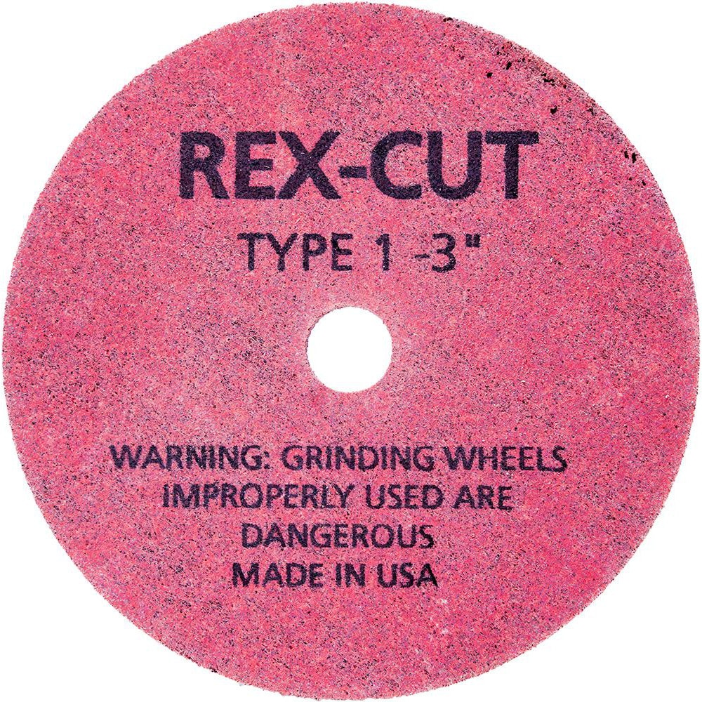 Deburring Wheel: 2" Dia, 1/16" Face Width, 1/4" Hole, Aluminum Oxide