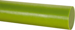 Plastic Rod: Cast Nylon, 1' Long, 2" Dia, Natural