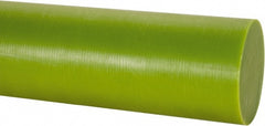 Plastic Rod: Cast Nylon, 1' Long, 3" Dia, Natural