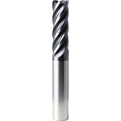 Corner Radius End Mill: 20 mm Dia, 60.00 mm LOC, 2.00 mm Radius, 5 Flute, Solid Carbide