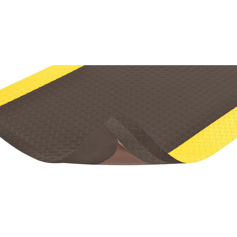 Anti-Fatigue Mat:  1" Thick,  Vinyl,  Beveled Edge,  Medium Duty