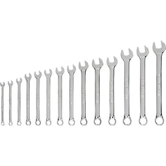 Combination Wrench Set: 14 Pc, Metric