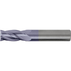 Square End Mill: 3/4" Dia, 2-1/4" LOC, 4 Flute, Solid Carbide