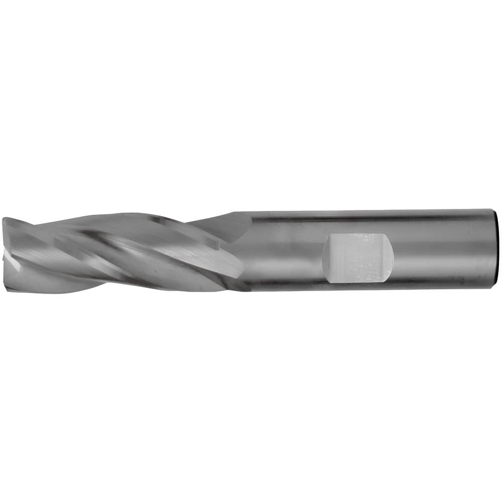 Corner Radius End Mill: 5/32" Dia, 5/16" LOC, 0.25 mm Radius, 3 Flute, Solid Carbide