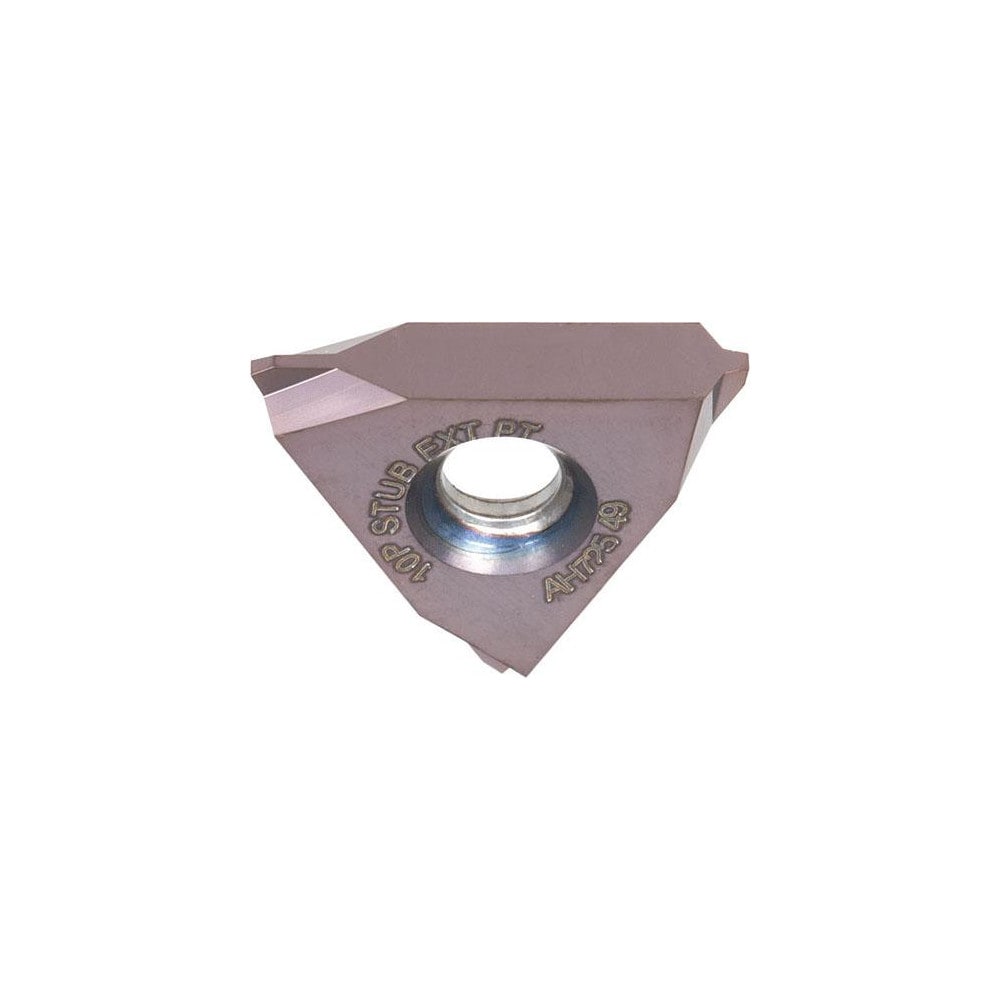 On-Edge Threading Inserts; Insert Style: TNMC; Insert Size Code: 43; Insert Material: Carbide; Manufacturer Grade: AH725; Thread Type: External; Thread Standard: Stub Acme; External Threads Per Inch: 6