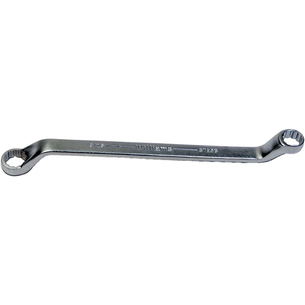 Offset Box End Wrench: 1/4 x 5/16", 12 Point, Double End