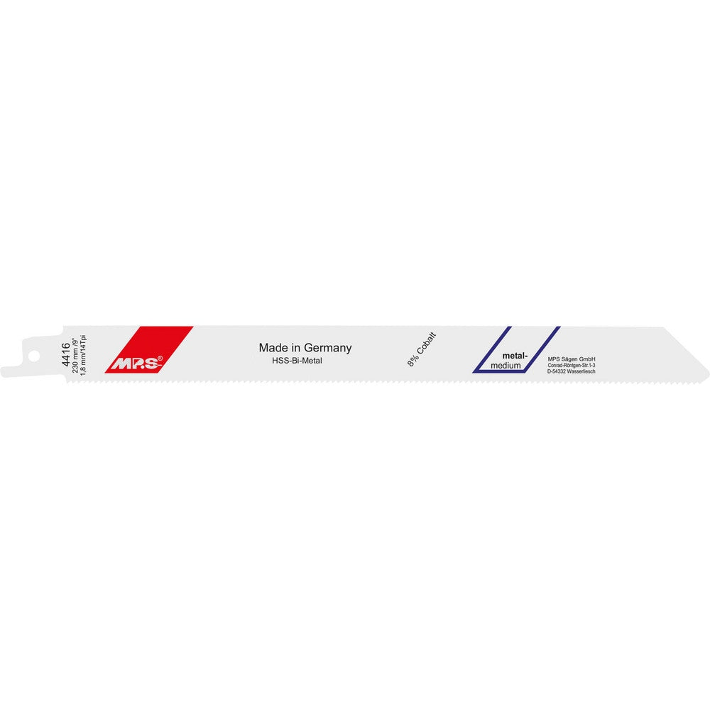 Reciprocating Saw Blades; Blade Material: Bi-Metal; Blade Length (Decimal Inch): 9.0550; Blade Width (Decimal Inch): 0.7480; Teeth Per Inch: 14; Blade Thickness (Decimal Inch): 0.0350