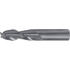 Square End Mill: 3/16" Dia, 5/16" LOC, 2 Flute, Solid Carbide