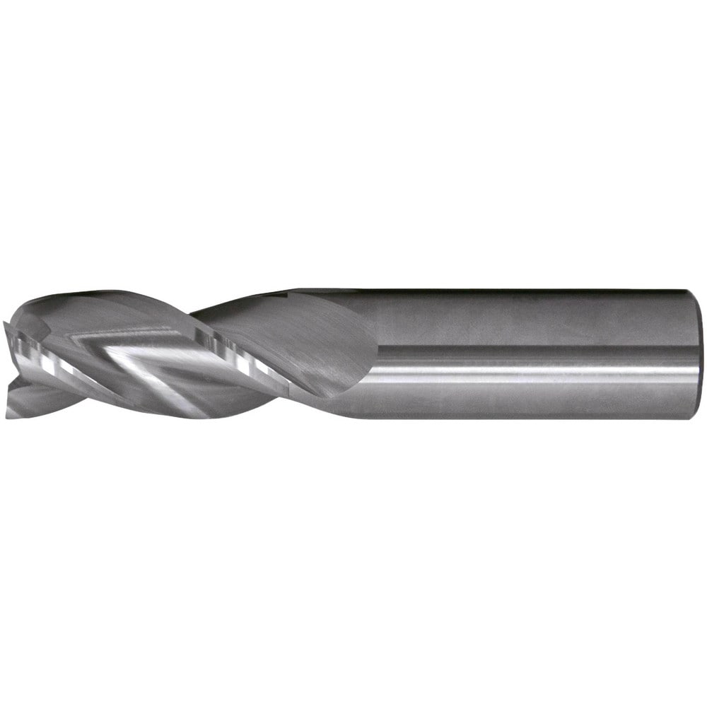 Square End Mill: 5/8" Dia, 3-3/4" LOC, 3 Flute, Solid Carbide