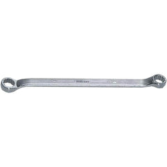 Offset Box End Wrench: 14 x 17 mm, 12 Point, Double End