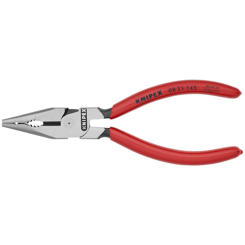 Long Nose Pliers; Pliers Type: Cutting, Combination Needle Nose; Jaw Texture: Serrated; Jaw Length (Inch): 1-37/64; Jaw Width (Inch): 1-37/64