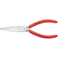 Long Nose Pliers; Pliers Type: Flat Nose Pliers; Jaw Texture: Serrated; Jaw Length (Inch): 1-53/64; Jaw Width (Inch): 21/32