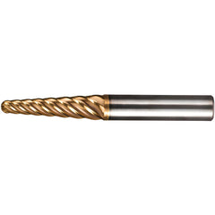 Ball End Mill: 8.00 mm Dia, 33.00 mm LOC, 6 Flute, Solid Carbide