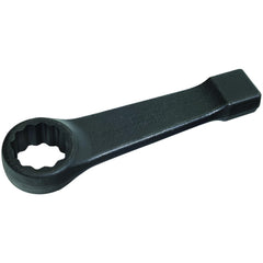 Striking Box End Wrench: 3-3/8", 12 Point, Single End