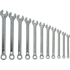 Combination Wrench Set: 16 Pc, Inch