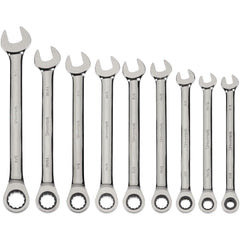 Combination Wrench: 5/16" Head Size, 15 deg Offset