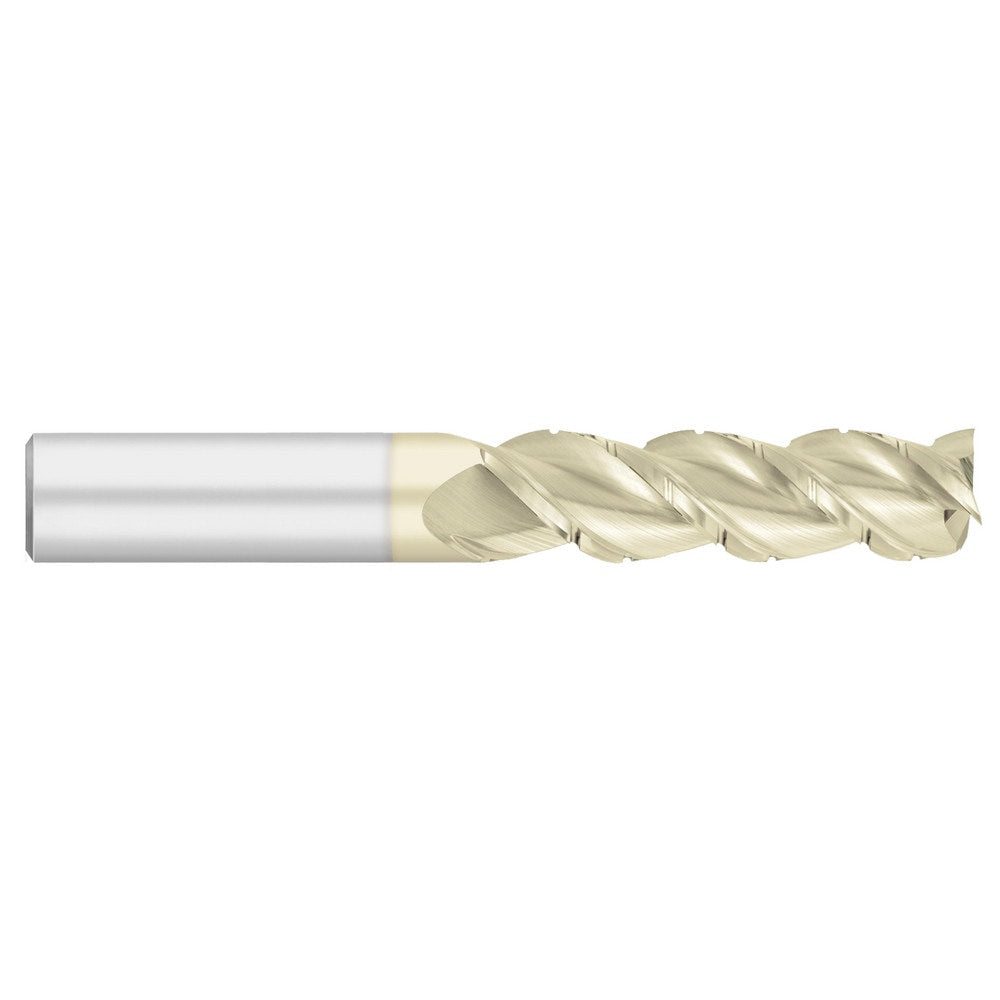 Square End Mill: 5/8" Dia, 2-3/8" LOC, 3 Flute, Solid Carbide