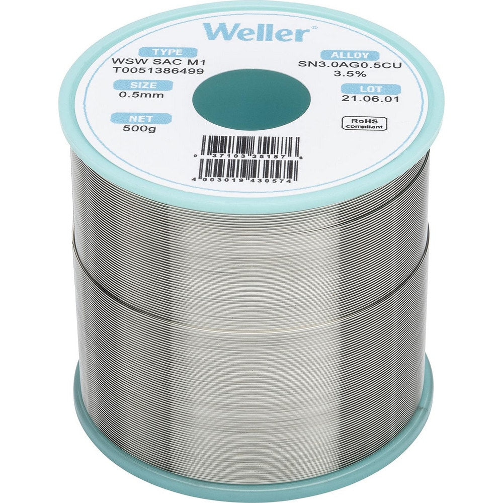 Solder; Solder Type: Lead Free; Material: Alloy; Container Type: Spool; Container Size: 500 g; Minimum Melting Temperature: 422.6; Maximum Melting Temperature: 429.8