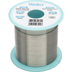 Solder; Solder Type: Lead Free; Material: Alloy; Container Type: Spool; Container Size: 250 g; Minimum Melting Temperature: 422.6; Maximum Melting Temperature: 429.8