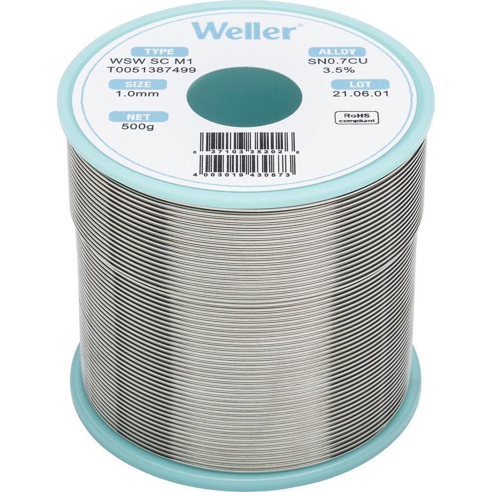 Solder; Solder Type: Silver Free; Material: Alloy; Container Type: Spool; Container Size: 500 g; Minimum Melting Temperature: 442.5