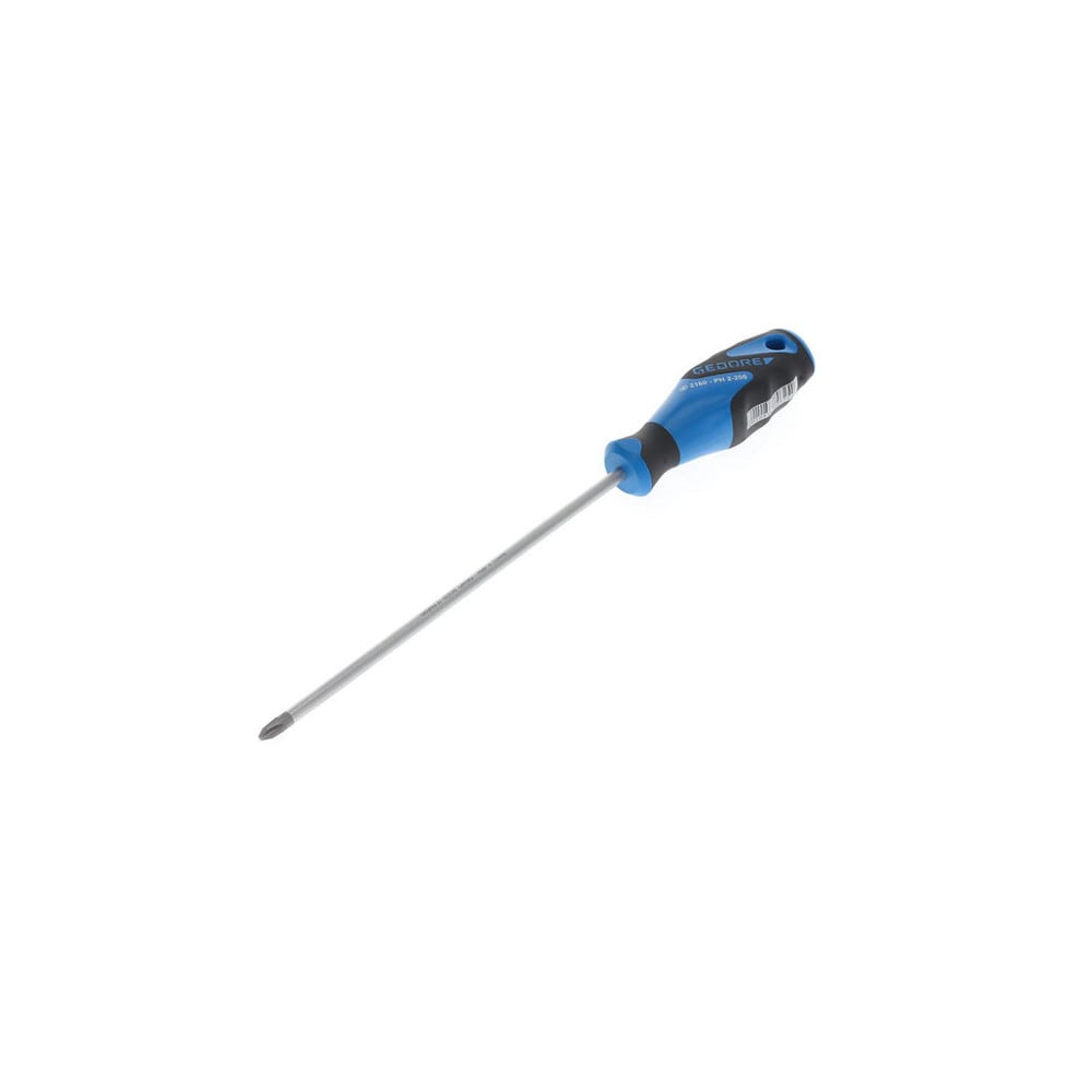 Phillips Screwdrivers; Overall Length (mm): 310.0000; Handle Type: Ergonomic; Phillips Point Size: #2; Handle Color: Blue, Black; Blade Length (mm): 200.0000