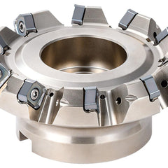 Indexable Chamfer & Angle Face Mills; Minimum Cutting Diameter (mm): 63.00; Minimum Cutting Diameter (Decimal Inch): 2.4803; Maximum Cutting Diameter (mm): 76.00; Maximum Cutting Diameter (Decimal Inch): 2.9921; Maximum Depth of Cut (mm): 6.00; Maximum De