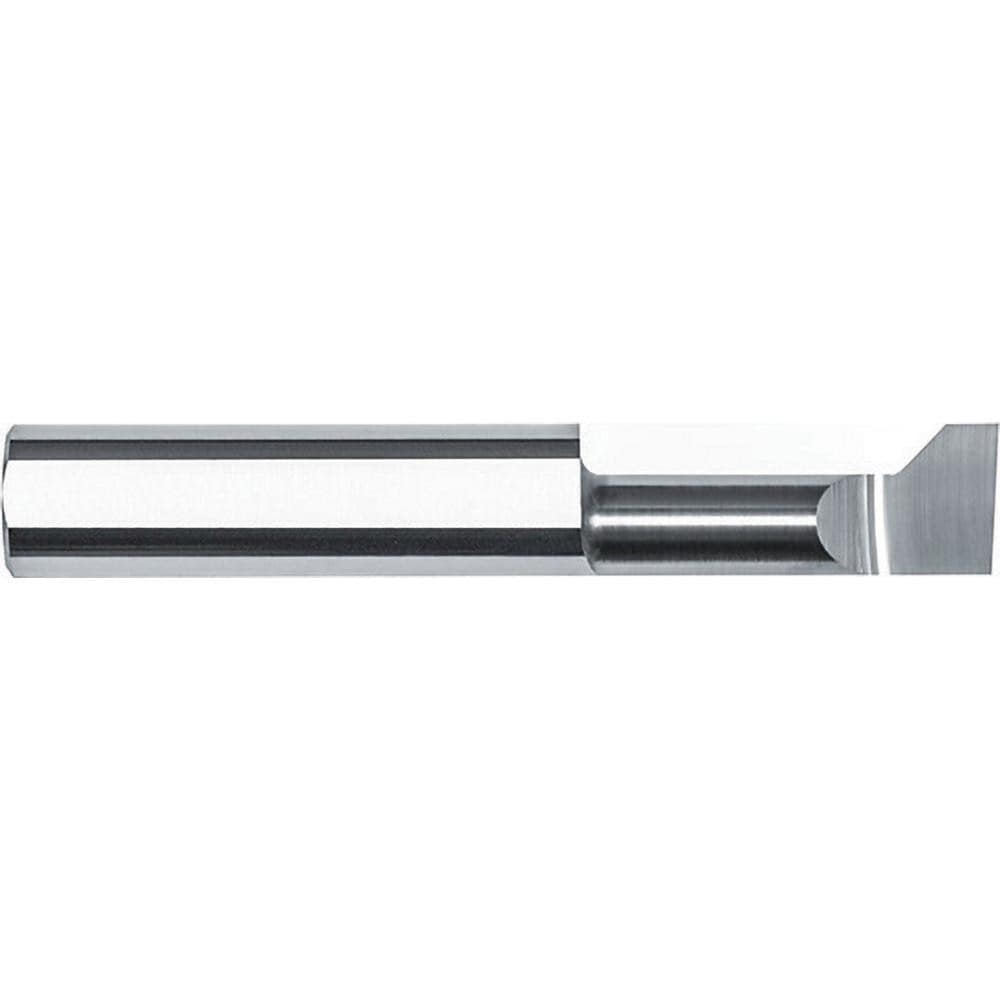 Thread Relief Tools; Material: Solid Carbide; Cutting Diameter (Inch): 1/4; Flat Width (Decimal Inch): 0.0950; Cutting Depth (Inch): 1/2