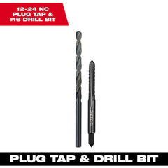 Tap & Drill Sets; Maximum Drill Size (Wire): #16