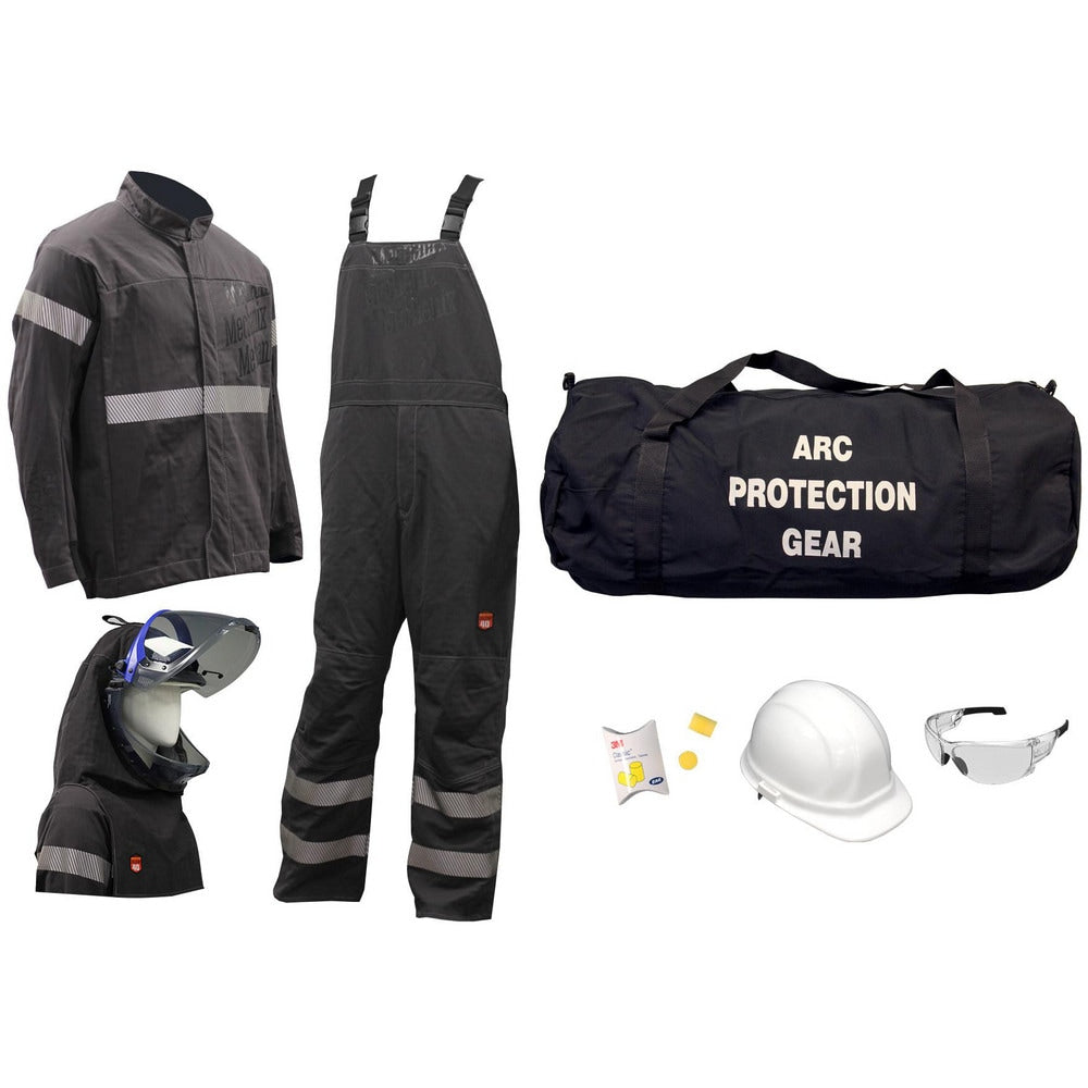 Arc Flash Clothing Kit: Size Medium, Gore Pyrad, Jacket, Bib Overalls & Hoods