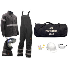 Arc Flash Clothing Kit: Size 4X-Large, Gore Pyrad, Jacket, Bib Overalls & Hoods