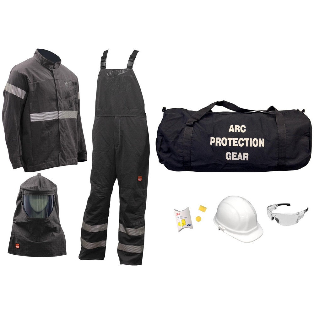 Arc Flash Clothing Kit: Size 2X-Large, Gore Pyrad, Jacket, Bib Overalls & Hoods