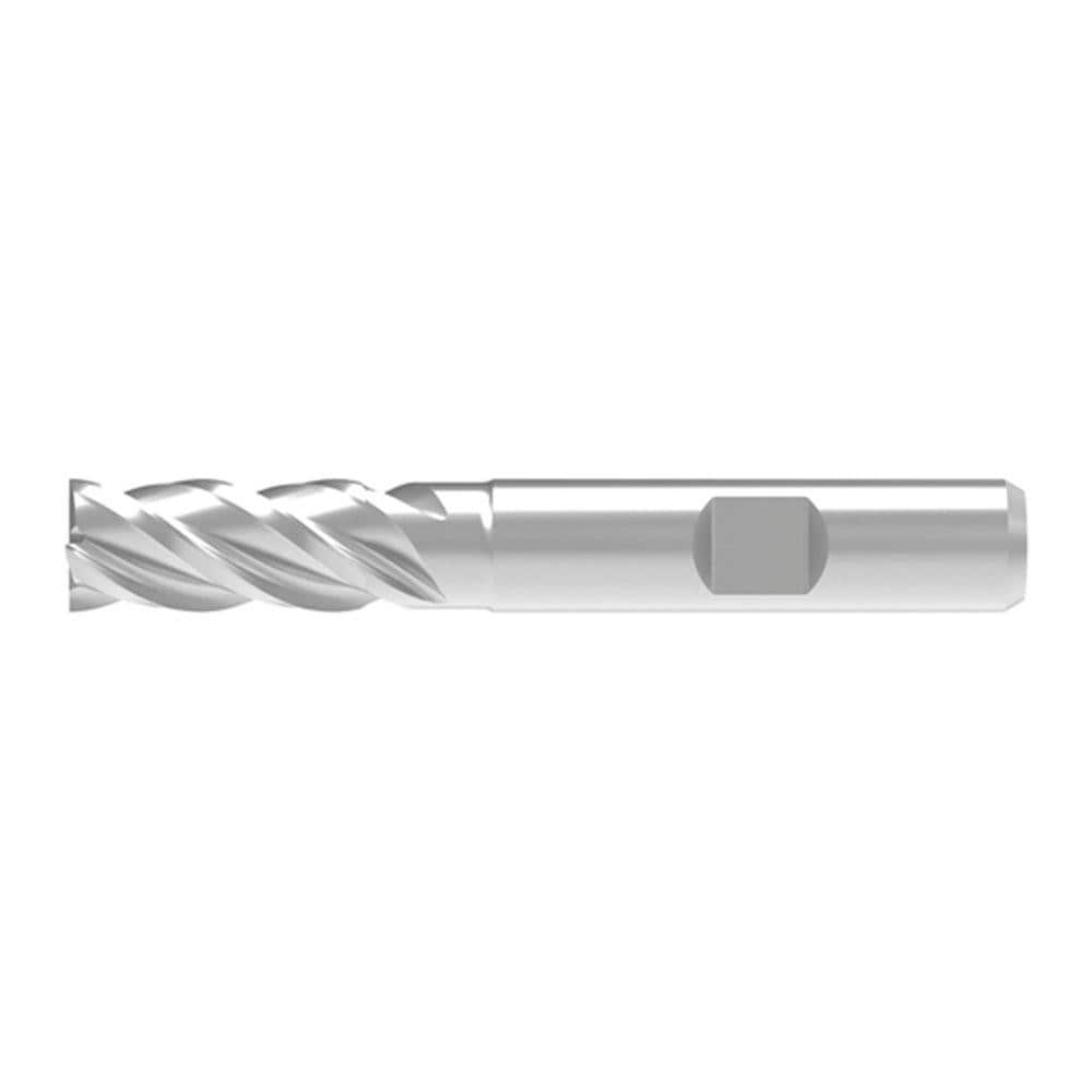 Square End Mill: 4 Flute, Solid Carbide