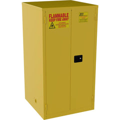 Flammable & Hazardous Storage Cabinets:  2 Shelf,  Self Closing