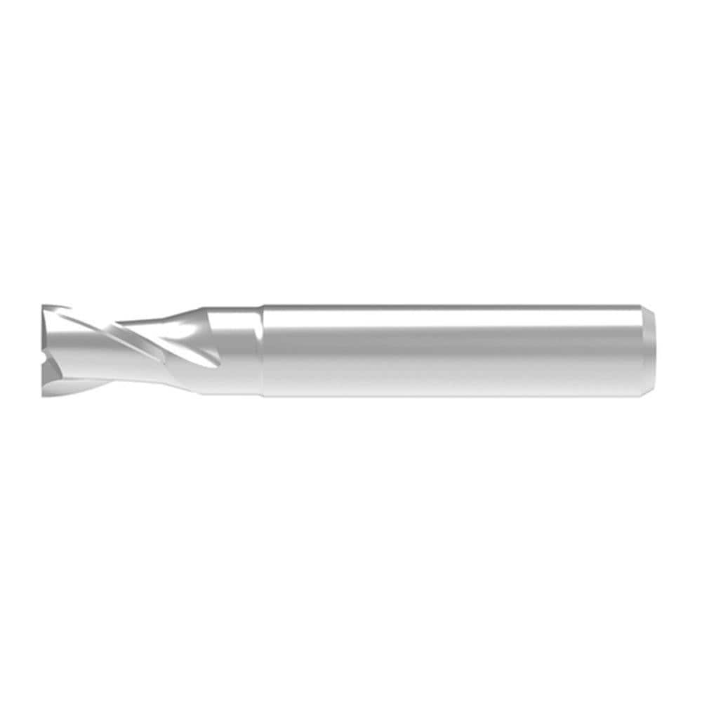 Square End Mill: 2 Flute, Solid Carbide