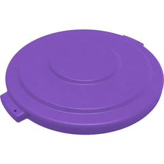 Trash Can & Recycling Container Lids; Lid Type: Flat; Lid Shape: Round; Container Shape: Round; Compatible Container Capacity: 20 Gallon; Color: Purple; Material: HDPE; For Use With: Bronco 20 Gallon Trash Contain