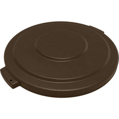 Trash Can & Recycling Container Lids; Lid Type: Flat; Lid Shape: Round; Container Shape: Round; Compatible Container Capacity: 44 Gallon; Color: Brown; Material: HDPE; For Use With: Bronco 44 Gallon Trash Container