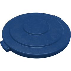 Trash Can & Recycling Container Lids; Lid Type: Flat; Lid Shape: Round; Container Shape: Round; Compatible Container Capacity: 55 Gallon; Color: Blue; Material: HDPE; For Use With: Bronco 55 Gallon Trash Container