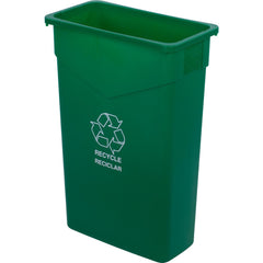 Trash Cans & Recycling Containers; Product Type: Recycling Container; Type: Recycle Waste Container; Container Capacity: 23.00; Container Shape: Rectangle; Lid Type: No Lid; Container Material: Polyethylene; Color: Green; Material: Polyethylene