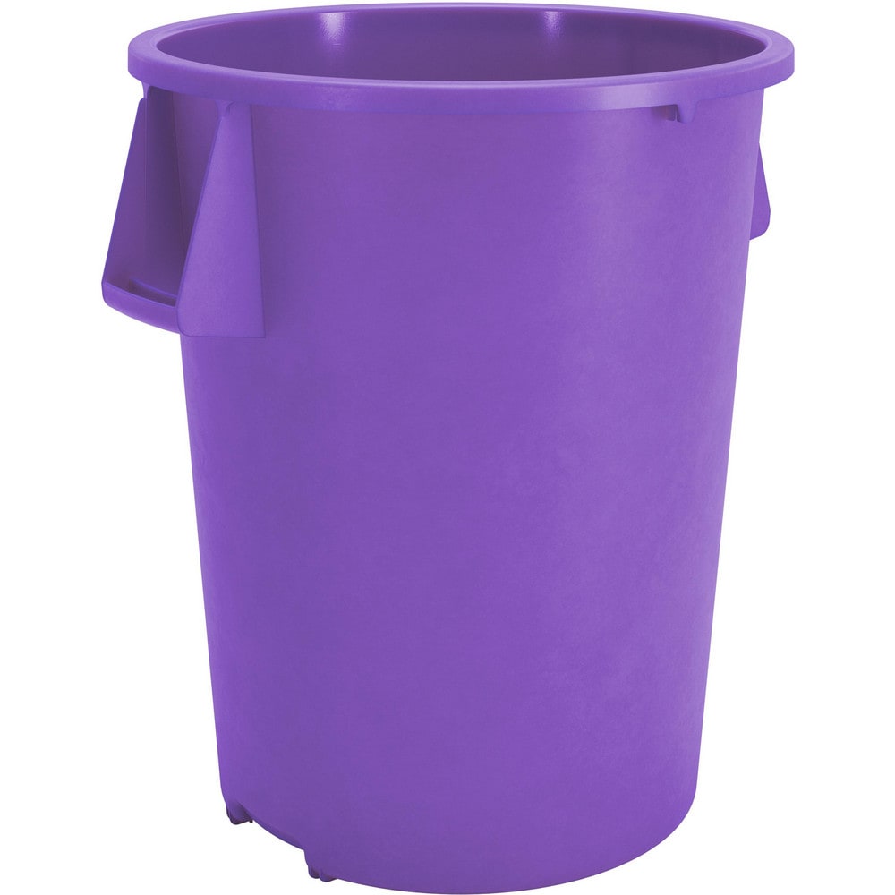 Trash Cans & Recycling Containers; Product Type: Trash Can; Type: Waste Bin Trash Container; Container Capacity: 55.00; Container Shape: Round; Lid Type: No Lid; Container Material: Polyethylene; Color: Purple; Material: Polyethylene