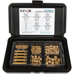 Thread Repair Kits; Kit Type: Threaded Insert; Insert Thread Size (mm): M4x0.7, M6x1, M2.5x0.4, M3x0.5; Includes Drill: No; Includes Tap: No; Includes Installation Tool: No; Includes Tang Removal Tool: No