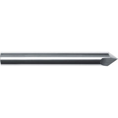 Chamfer Mill: 5/16" Dia, 5/16" Shank Dia, 120.00 deg, 2 Flute, Solid Carbide, Single End