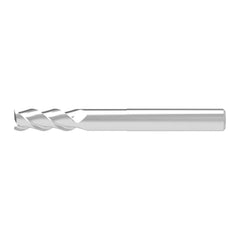 Square End Mill: 18.00 mm Dia, 20.00 mm LOC, 3 Flute, Solid Carbide