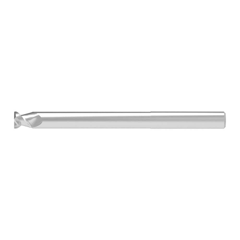 Square End Mill: 20.00 mm Dia, 22.00 mm LOC, 2 Flute, Solid Carbide