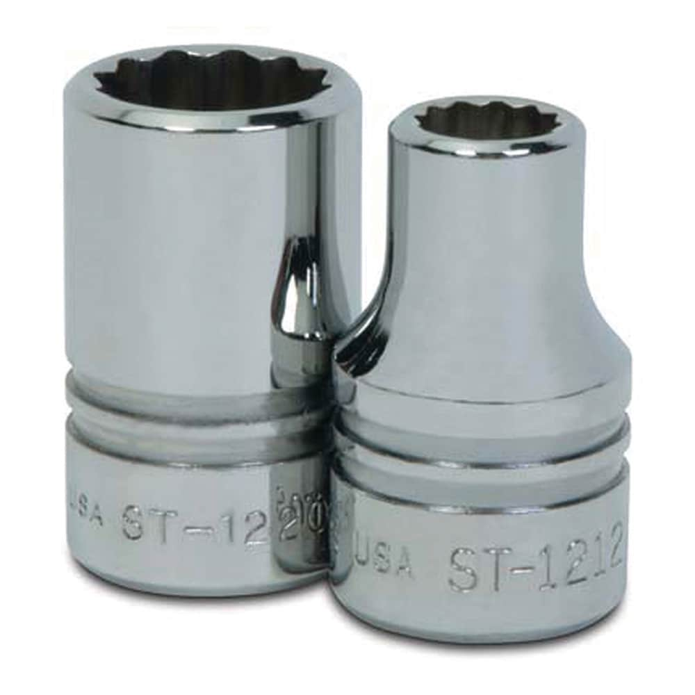 Standard  Hand Socket: 1/2" Drive, 1-1/2" Socket, 12-Point