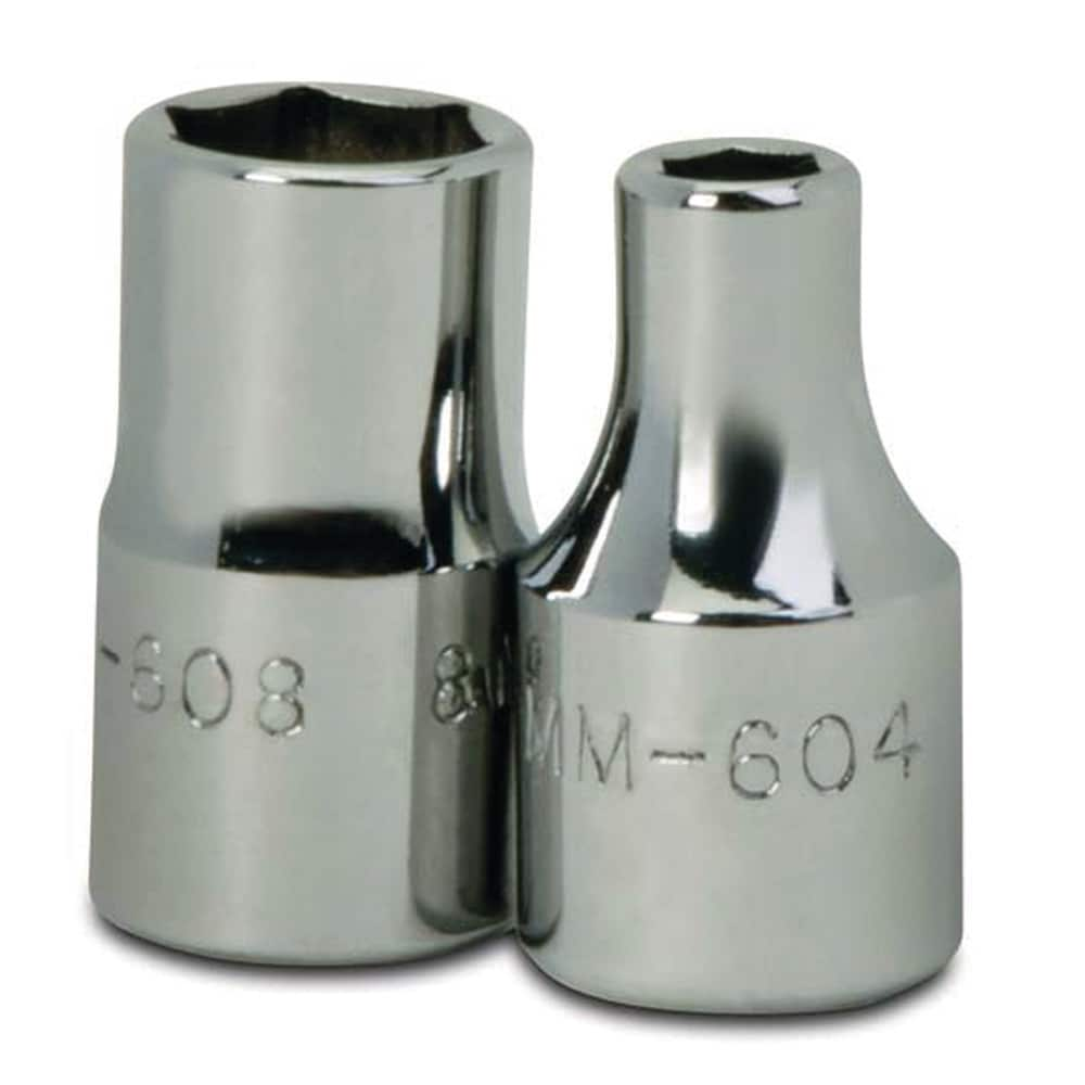 Standard  Hand Socket: 1/4" Drive, 5.00 mm Socket, 6-Point