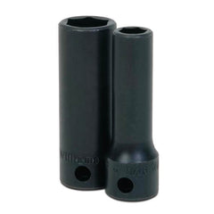 Impact Socket: 3/8" Drive, 8 mm Socket, Hex Drive