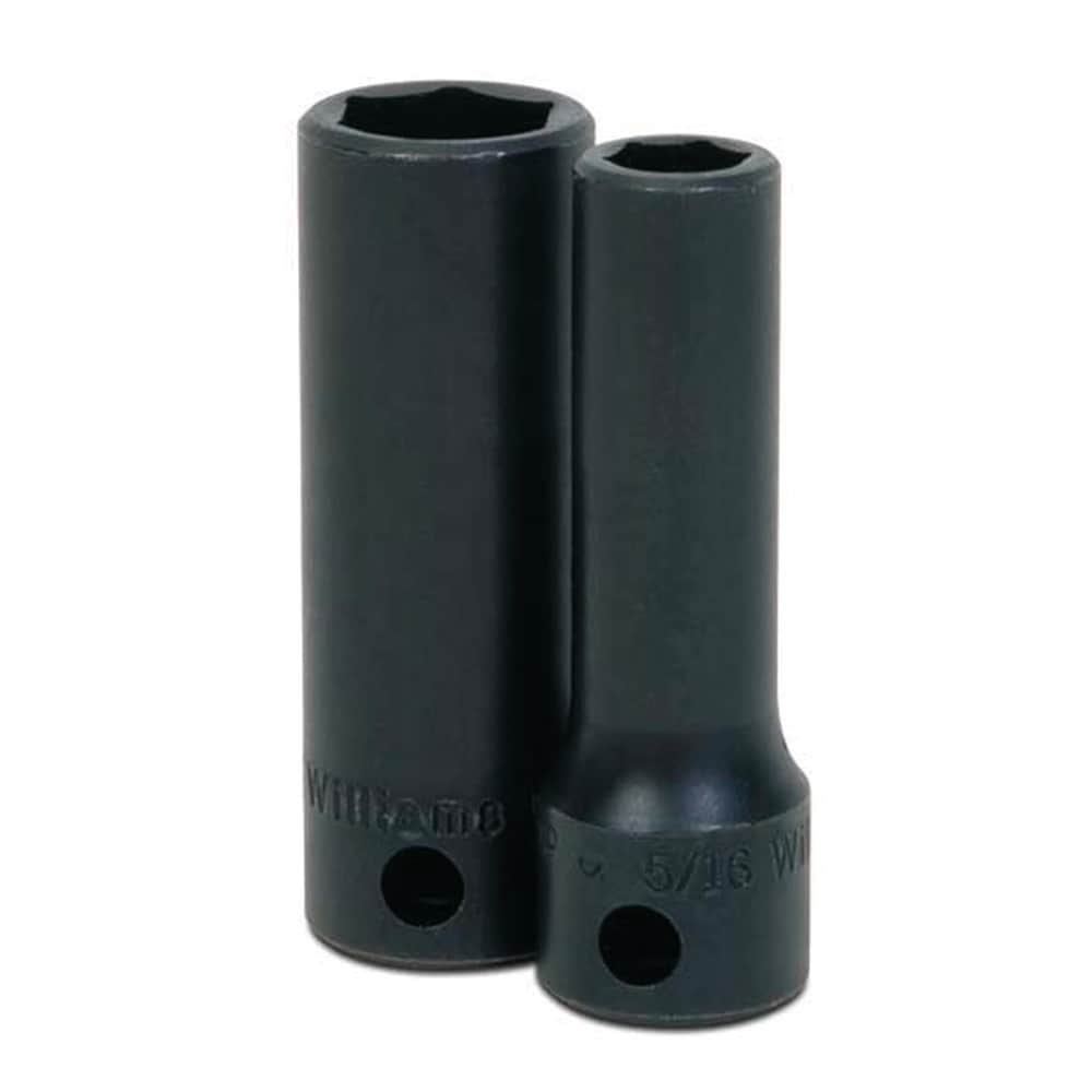 Impact Socket: 3/8" Drive, 20 mm Socket, Hex Drive